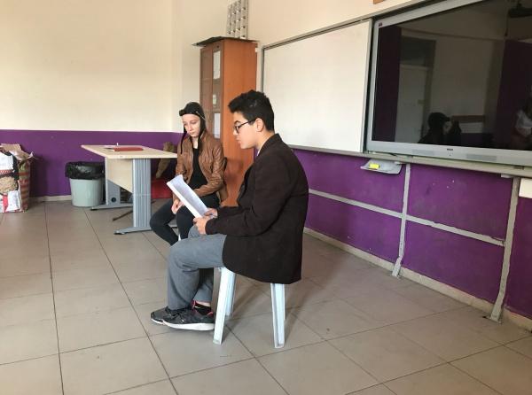 Türk Büyükleri Sınıflarımıza geldi projesi Sabiha Gökçen